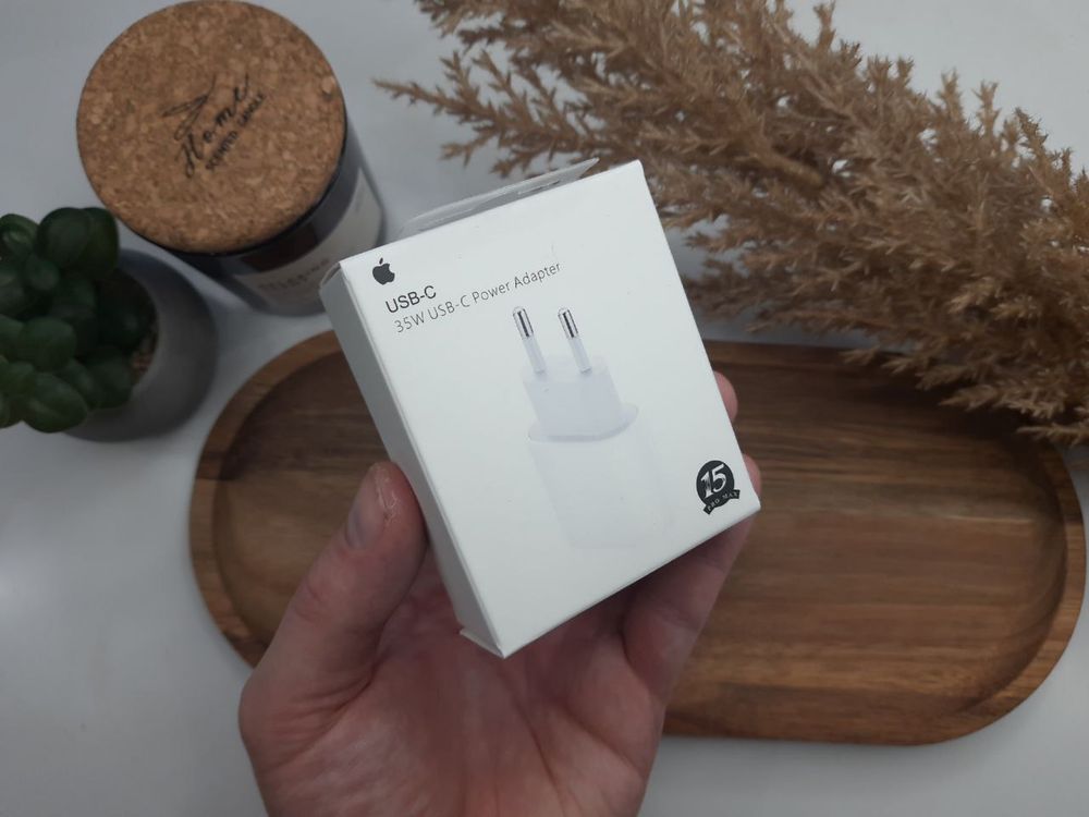 Apple Power Adapter 35W USB - C швидка зарядка