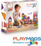 Магнитный конструктор Playmags 100 180 60 PicassoTiles \3D от 3-х лет