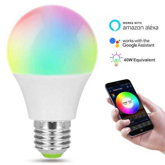 Lâmpadas e Fitas LED RGB WiFi smart (ou c/ comando) E27 E14 GU10