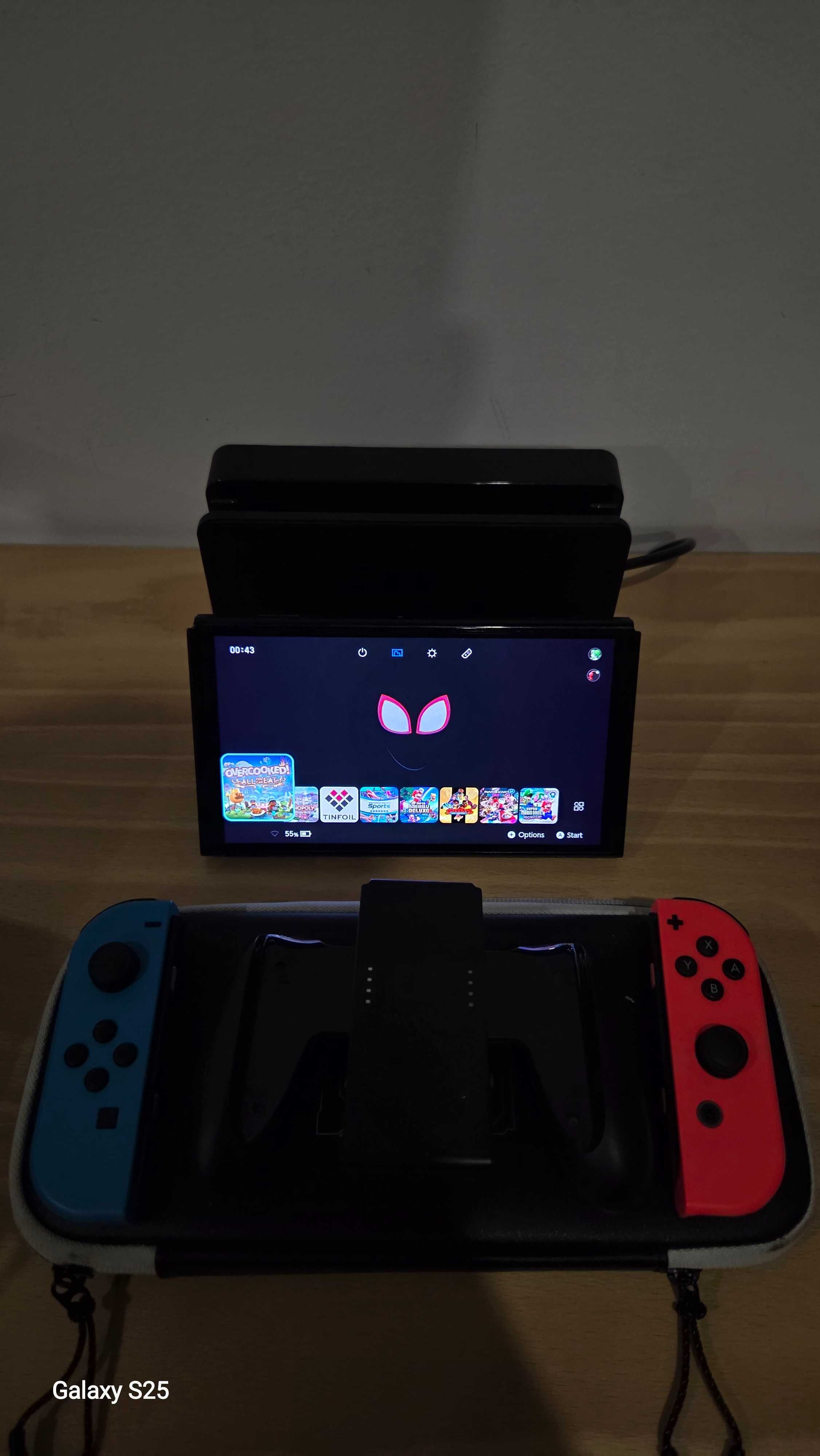 Nintendo Switch OLED Desbloq+ Jogos+ CardSD 256gb+ Android+ Acessórios