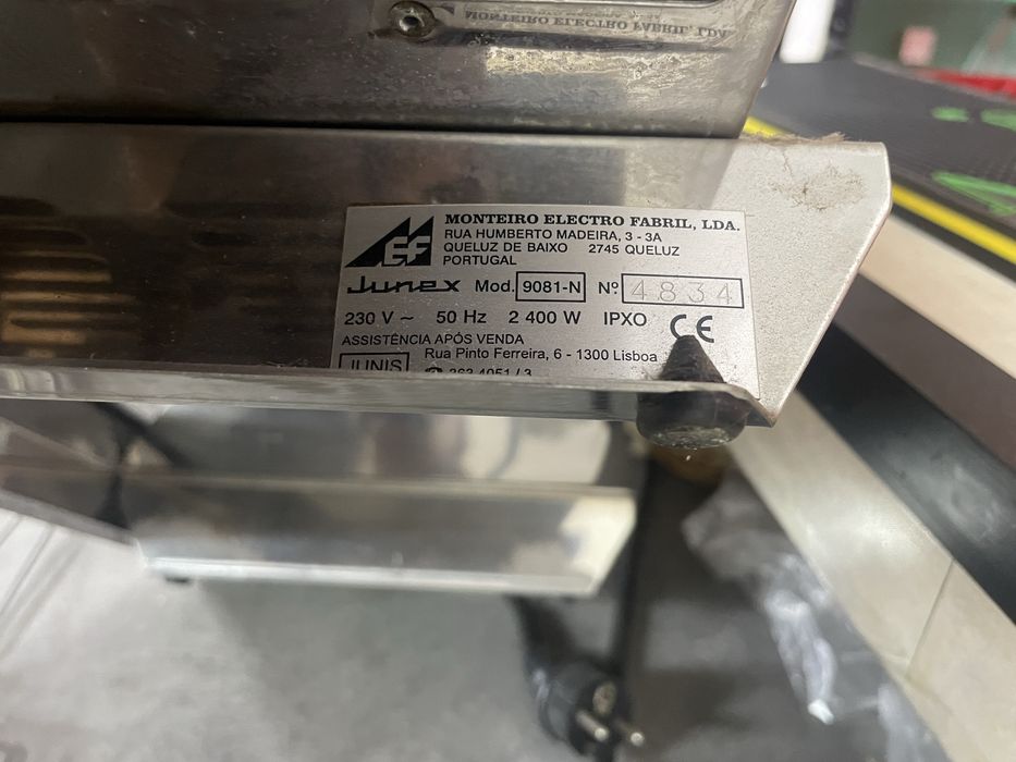 Torradeira industrial marca Junex