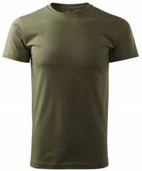 Koszulka bawełniana khaki ROZMIAR XL