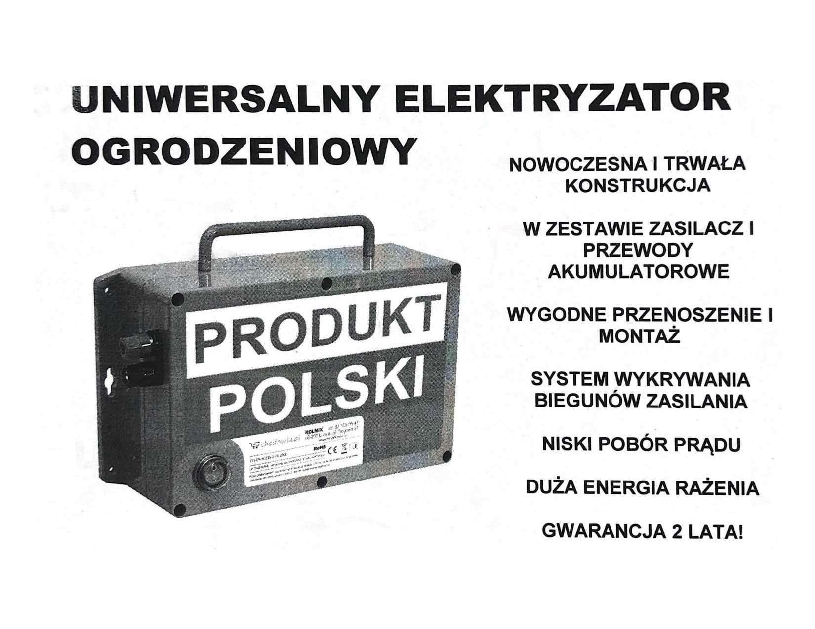 Elektryzator pastuch elektryczny DZIKARZ 10J mocny, na lata