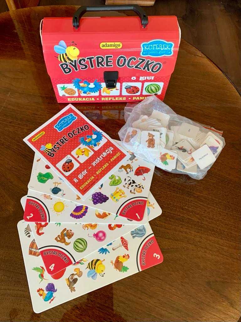 gra edukacyjna BYSTRE OCZKO, Kuferek od ADAMIGO - polecam