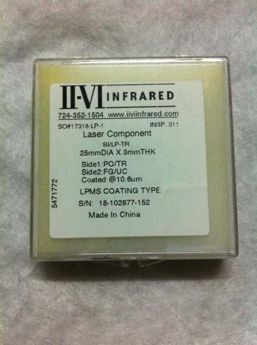 Kit espelhos e lentes INFRA-RED IV - LASER CO2 e outros tipos de laser