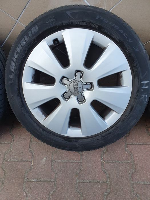 Oryginalne Felgi aluminiowe 17" Audi A6 5x112 ET45+225.50.17 Michelin