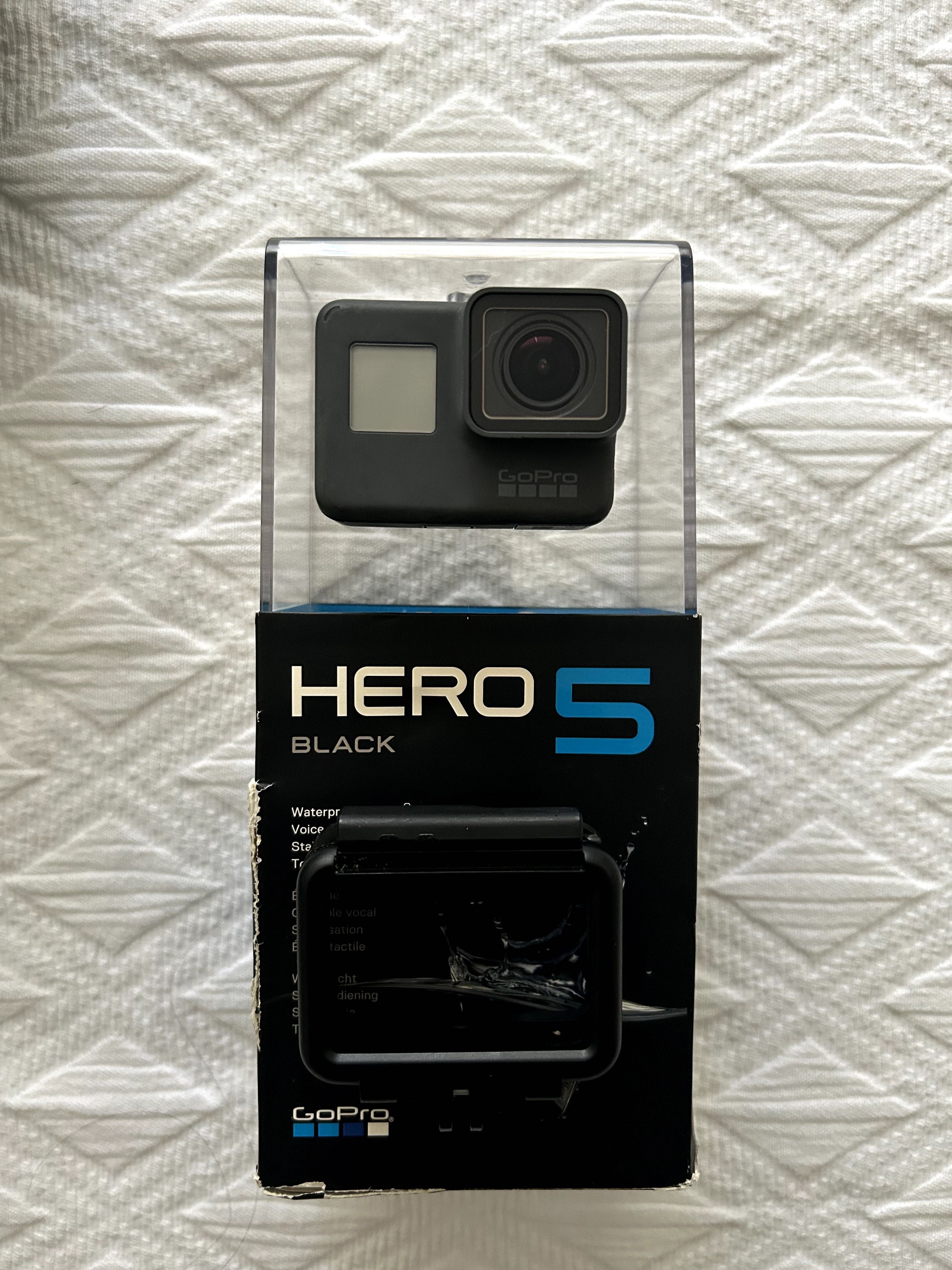 GoPro Hero 5 + acessórios + gimbal + 2 baterias com carregador duplo