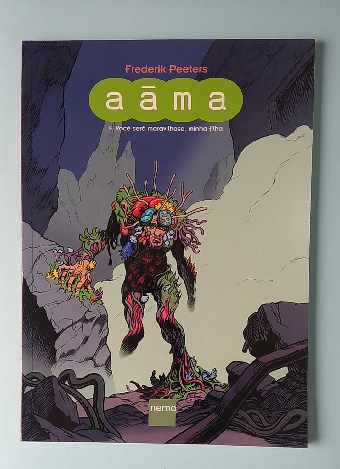 Frederik Peeters - AÂMA - Completa 4 volumes - Editora Nemo