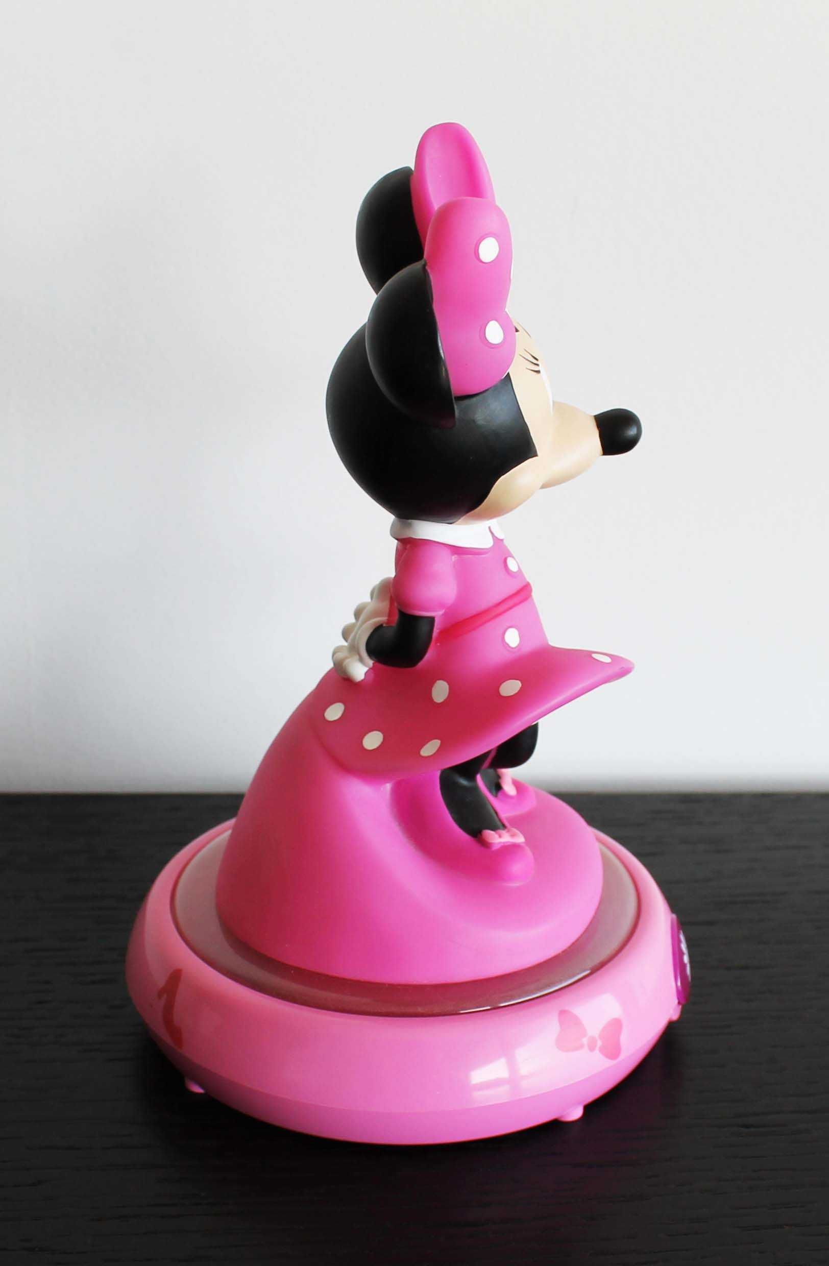 Luz LED de presença nocturna figura 3D Minnie da Disney