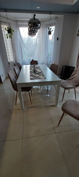 Stół IKEA rozkładany biały 95cm x 175cm plus dostawka 2sztuki