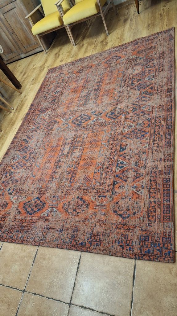 Nowy dywan vintage 8719 Antiquarian Red. W. 170x240, 100% cotton