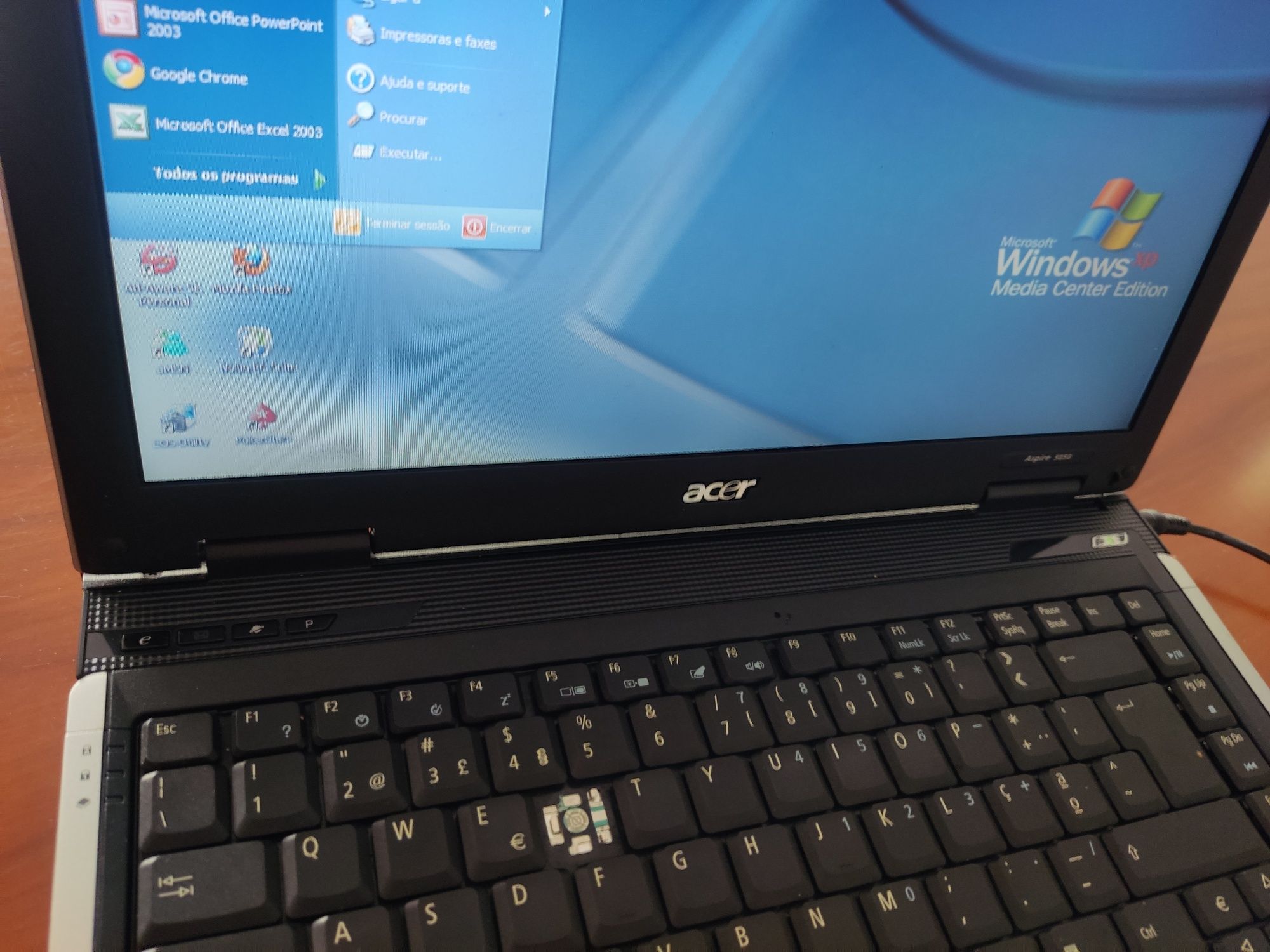 Portátil Acer Aspire 5050 ZR3 funcional