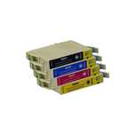 Pack 4 Tinteiros para Impressora - EPSON (T0551-T0554)