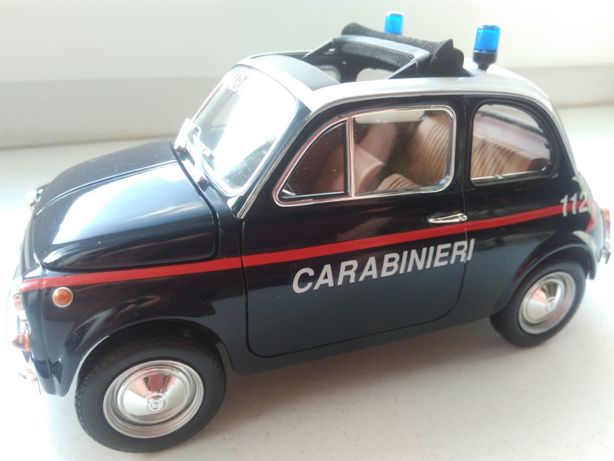 Скидка! Модель Fiat 500L 1968 " Carabinieri " ,1:18,Minichamps