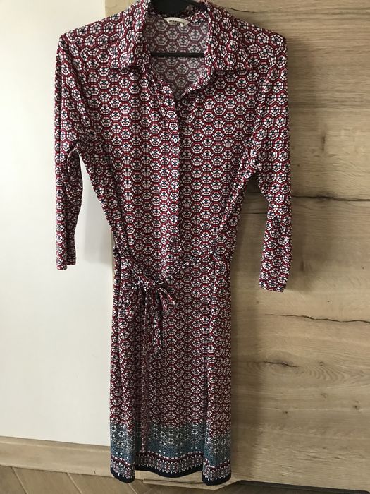 2 sukienki Sukienka na dlugi rekaw panterka