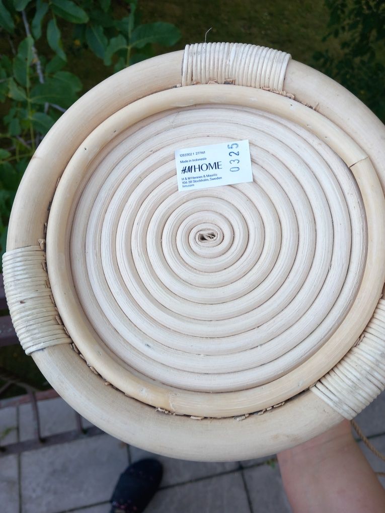 H&M home koszyk rattan do podwieszenia Indonezja!