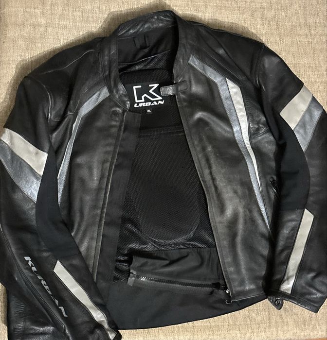 Casaco de Moto Couro K urban XL com Forro Removível