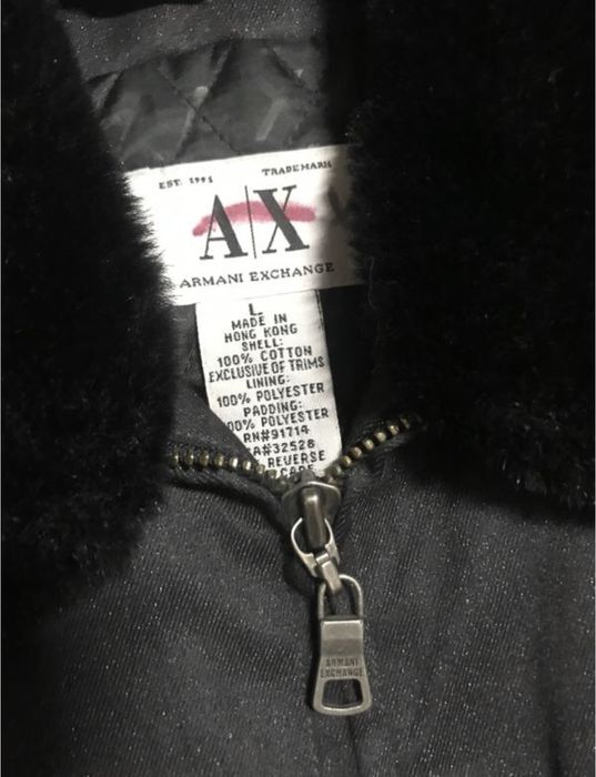 Демі котонова куртка джинсова від armani exchange p.l