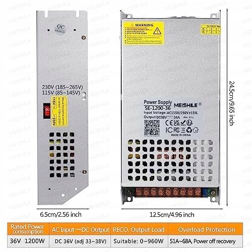 Zasilacz impulsowy 60V 13.3A 800W, 230V 220V na 60V 5A 8A 10Amps