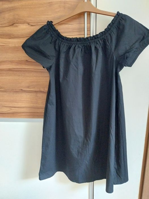 Czarna letnia sukienka hiszpanka, Top Secret rozm.36 Nowa!