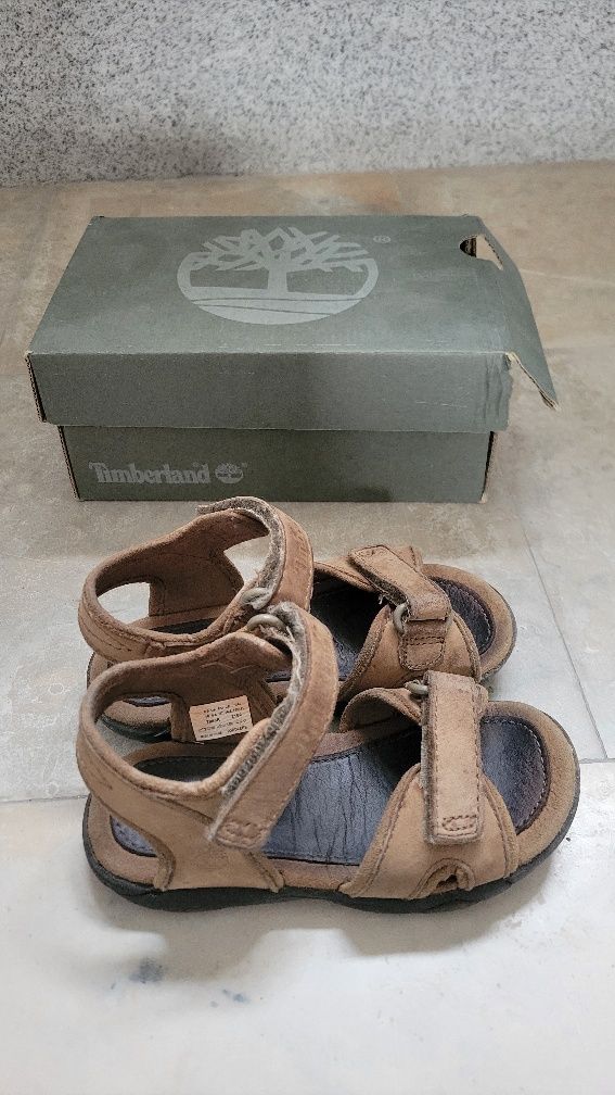 Sandália timberland 27 pele criança