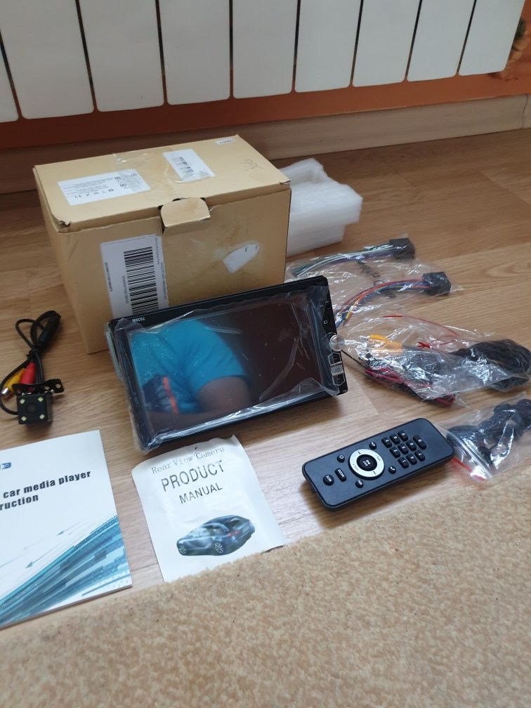 NOWY Odtwarzacz samochodowy MP5 z pilotem / Dodatkowo kamera cofania
