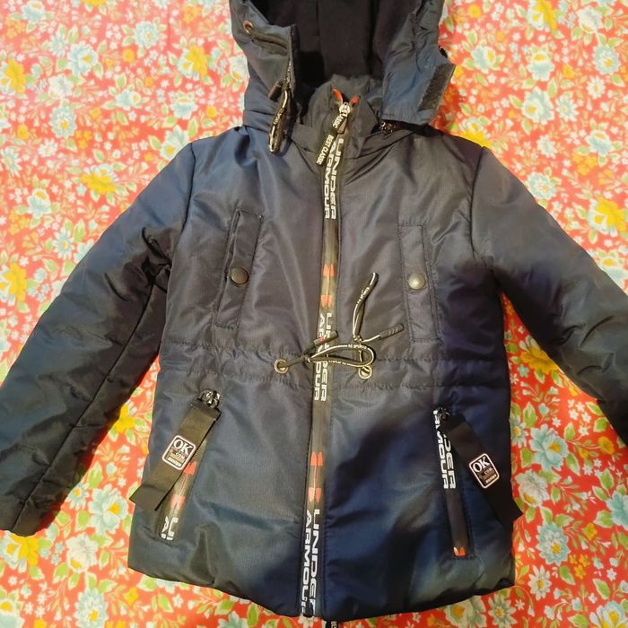 Куртка зимова на хлопчика 110