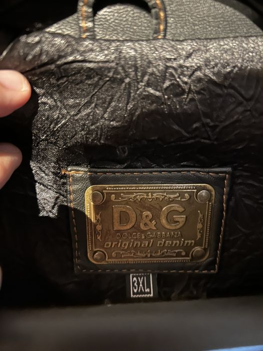 Kurtka Skórzana męska Dolce&Gabbana rozmiar 3XL zaniżona