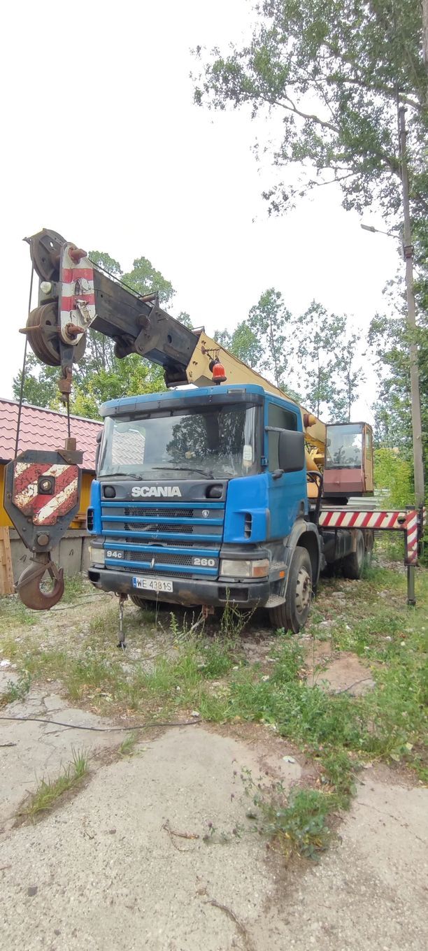 Scania 94C  Scania 94C, 260 żuraw, właściciel od 10 lat
