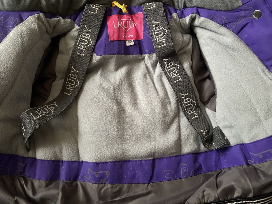 Зимовий дитячий мембранний термо комбінезон на/для дівчинки 74-98