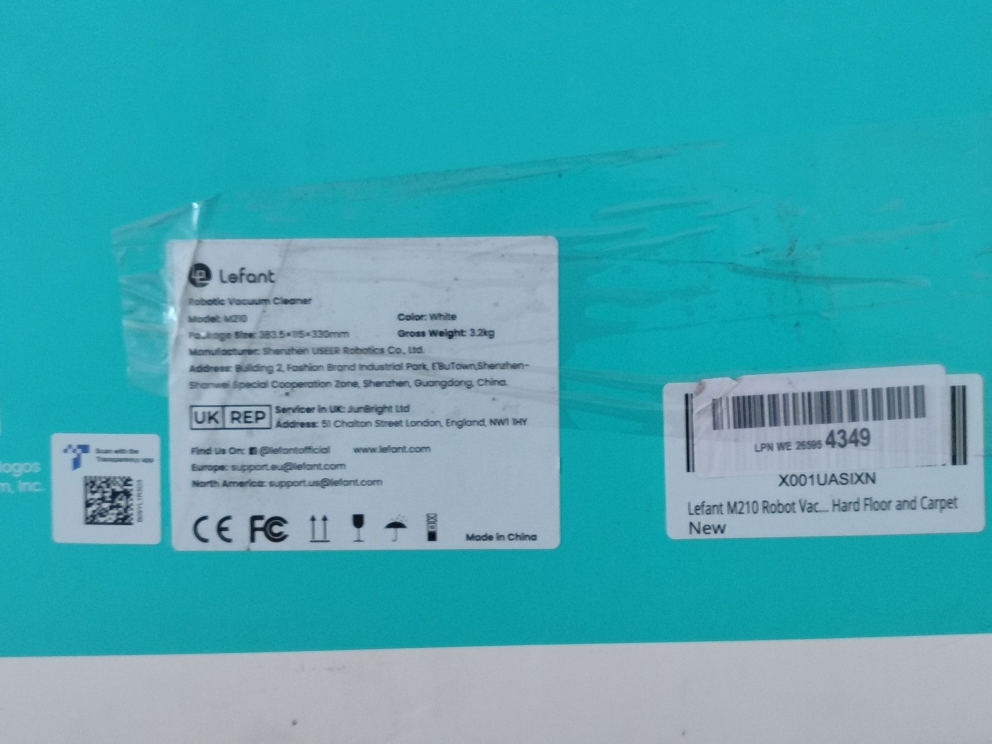 Робот-пилосос Lefant M210