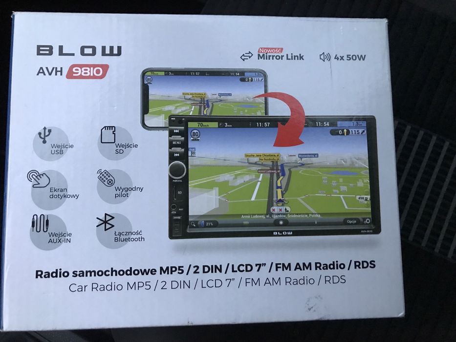 Radio dotykowen 7 calowe BLOW