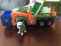 Psi Patrol Pojazd Rocky i jego Ciężarówka do recyklingu