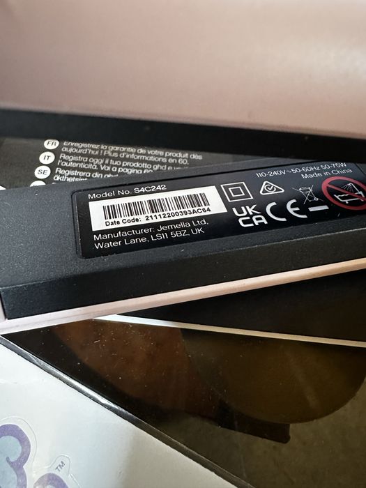 Оригінальний випрямляч для волосся GHD - ніжно-рожевий