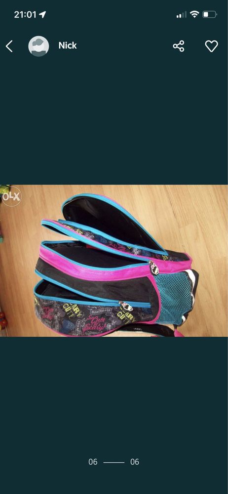 Plecak tornister MONSTER HIGH + gratisy
