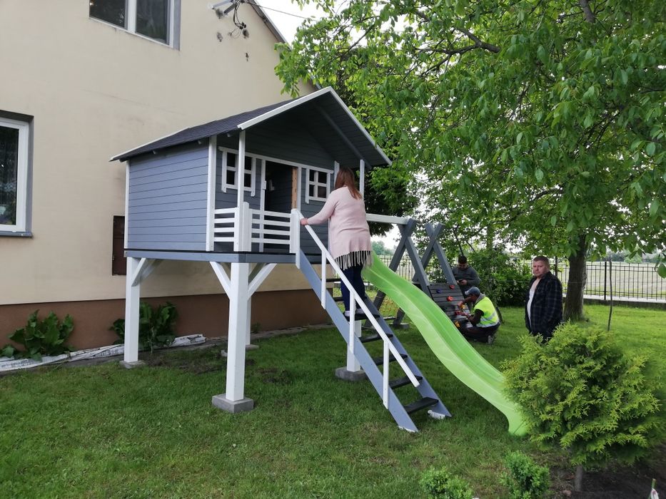 Domek dla dzieci plac zabaw