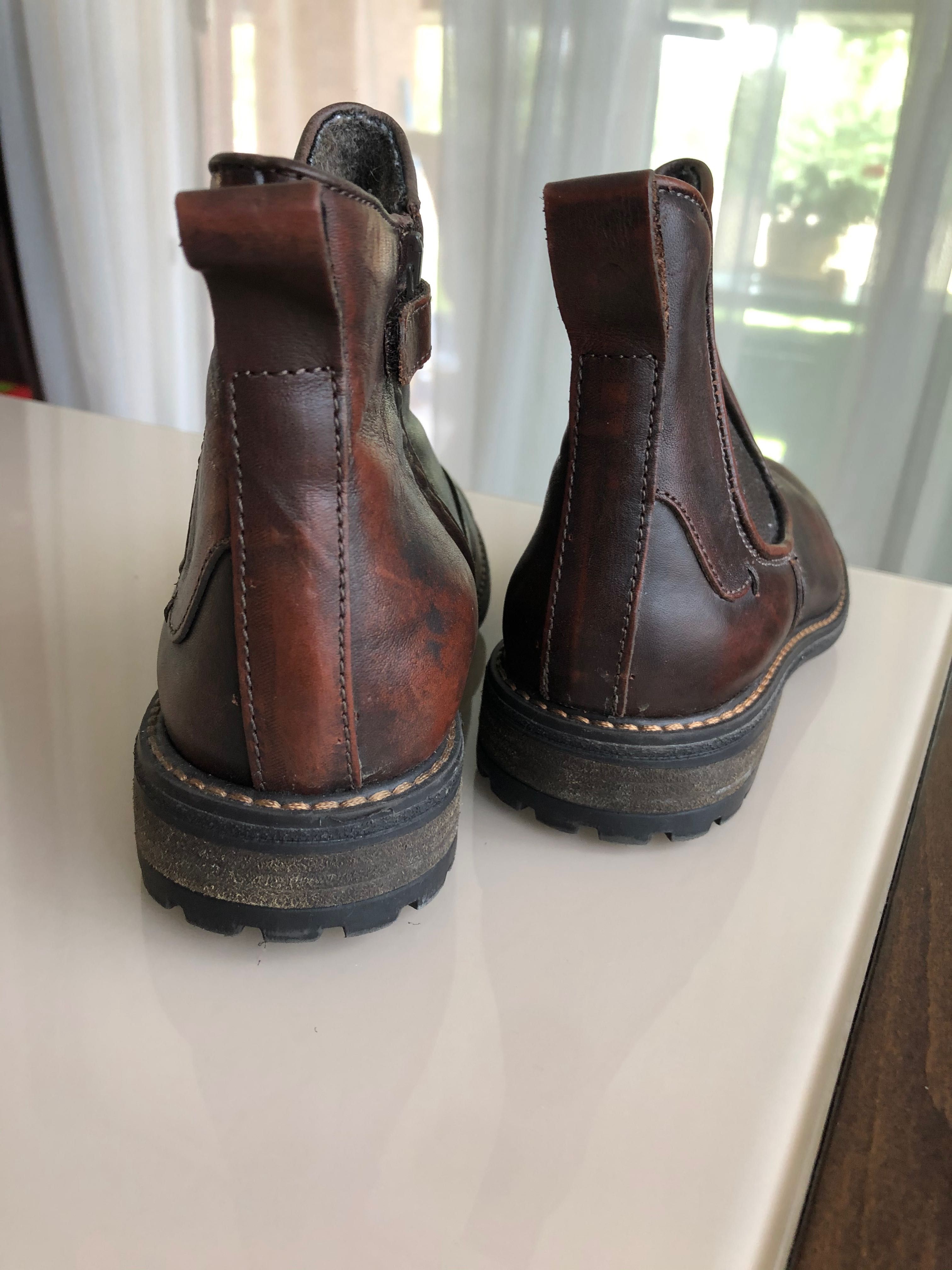 Детские Итальянские кожаные ботинки Romagnoli