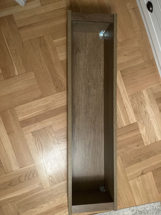 Półka ścienna VEDDE 130x25 ciemny naturalny dąb dziki