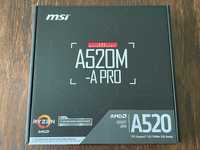 Материнская плата MSI A520M-A PRO (sAM4, AMD A520)