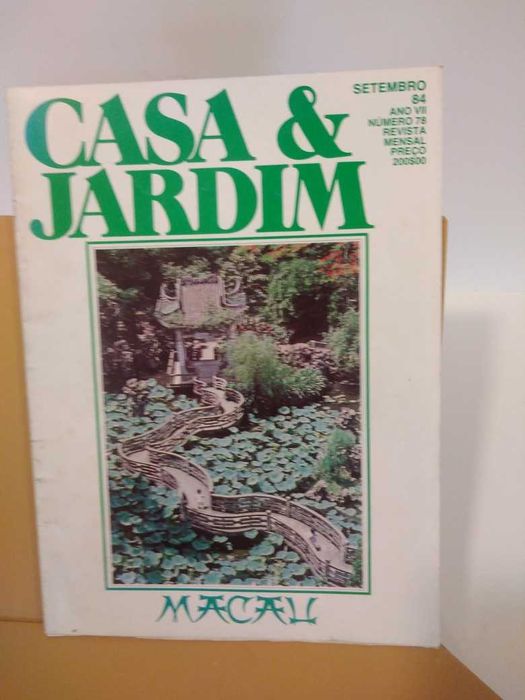 "casa & jardim" revista de arquitetura e decoração de casa e jardim