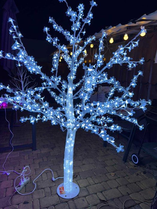 Drzewko świąteczne led 180cm flesh