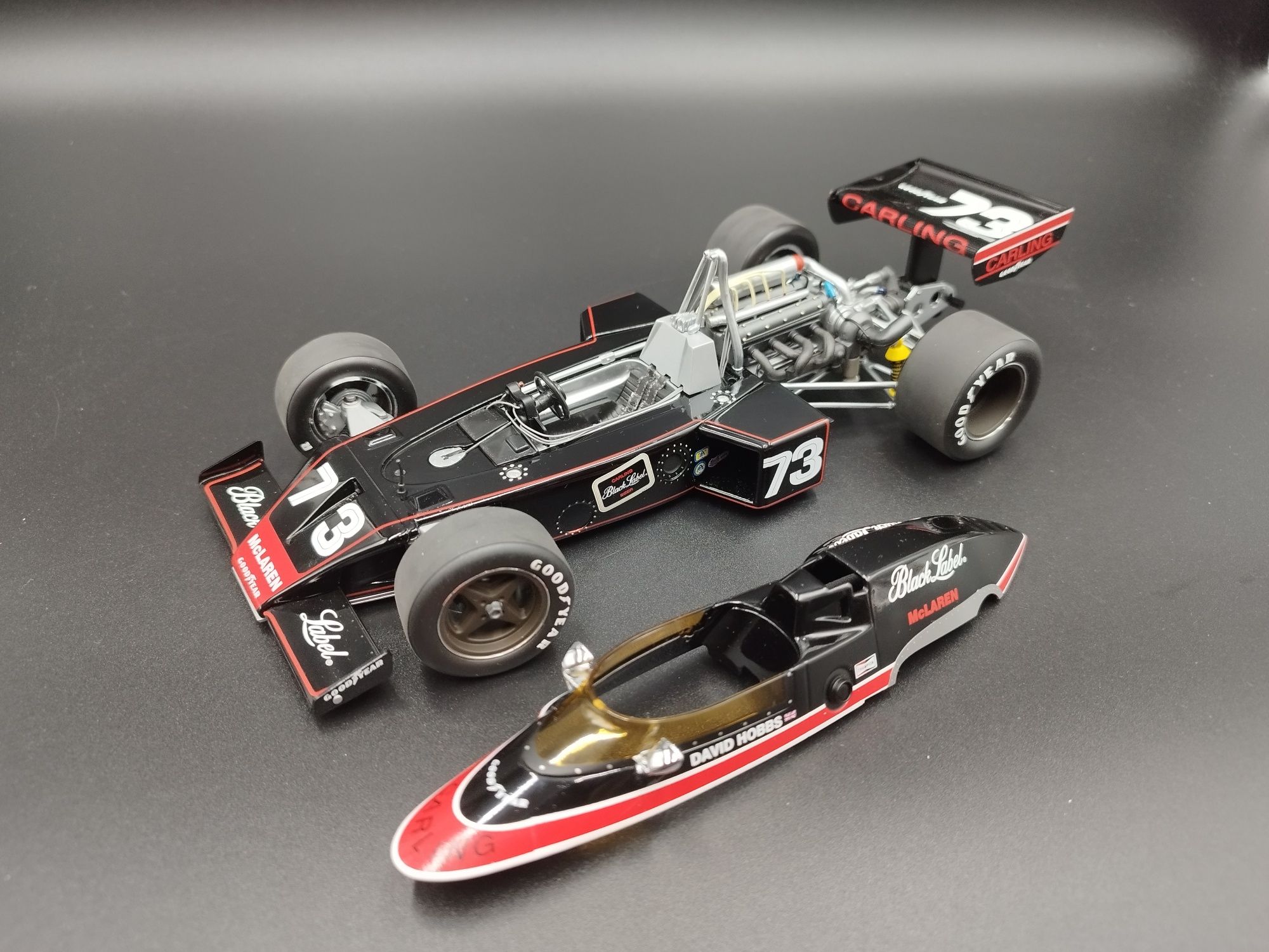 1:18 carousel 1 McLaren M16 #73 David Hobbs 1974 Indi 500 model