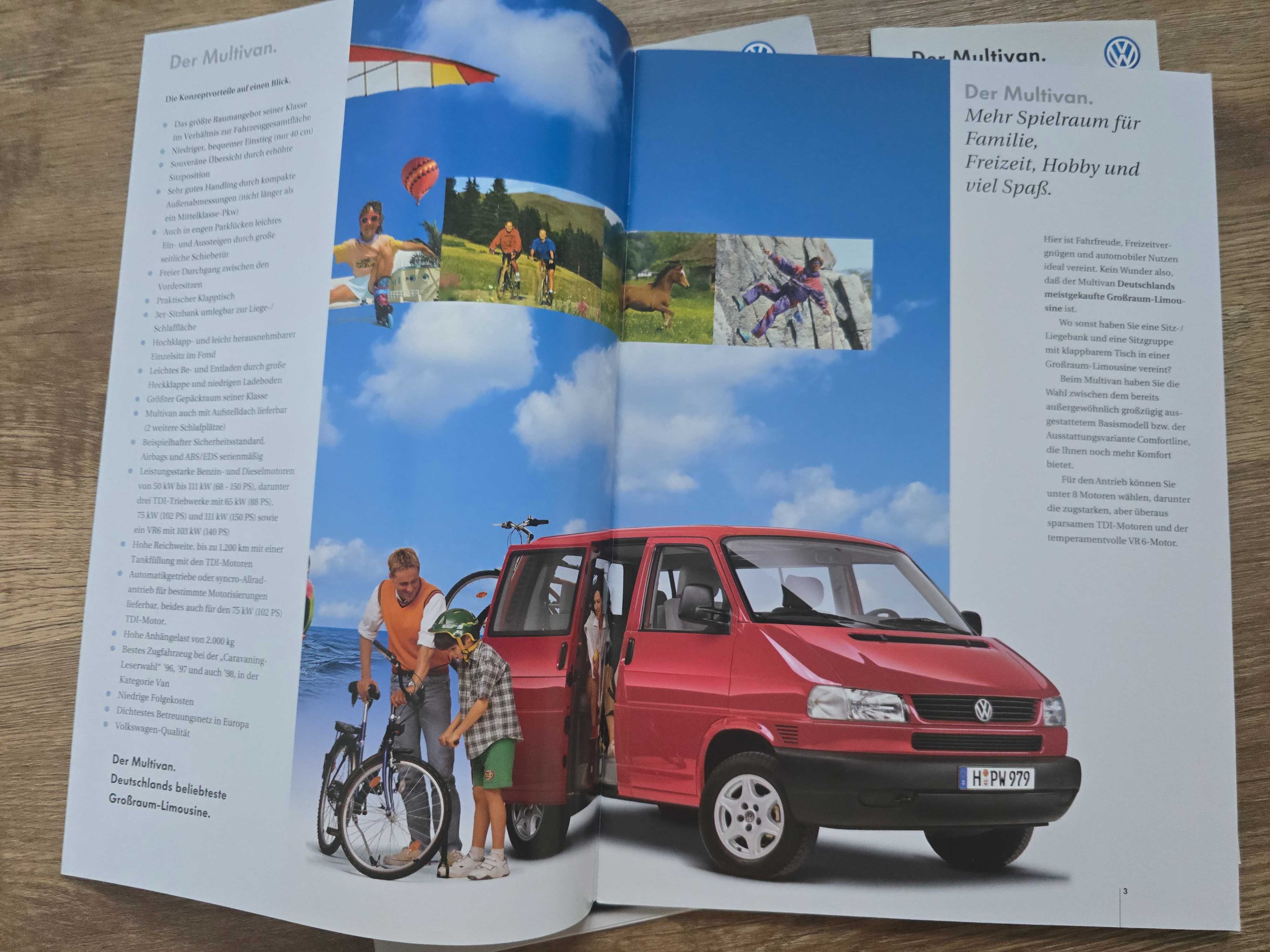 Prospekt VW T4 Multivan