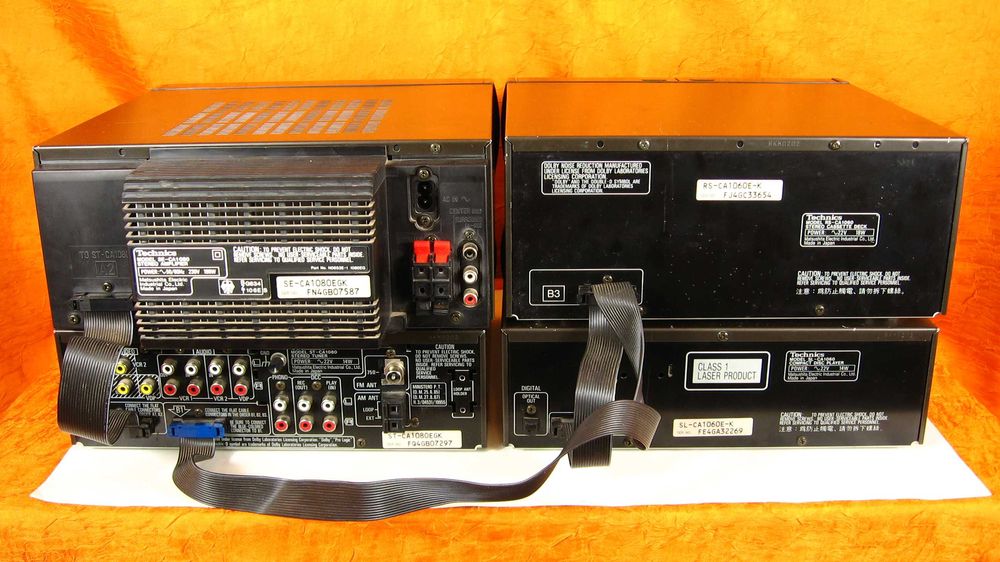 POTĘŻNY Technics SE CA1080 Magnetofon,odtwarzacz cd,końcówka mocy,13kg