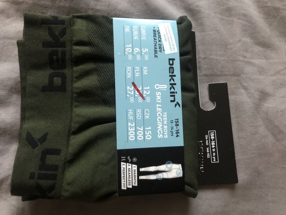 Bielizna termoaktywna- getry, bluzka 158/164-nowe