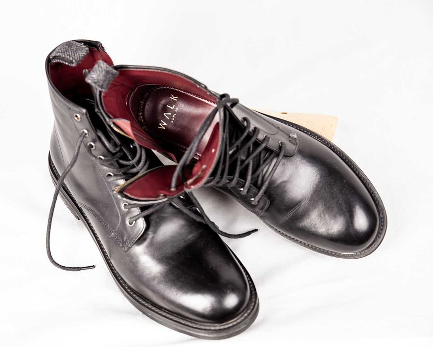 Чоловічі черевики WALK London з натуальної шкіри,  р.42