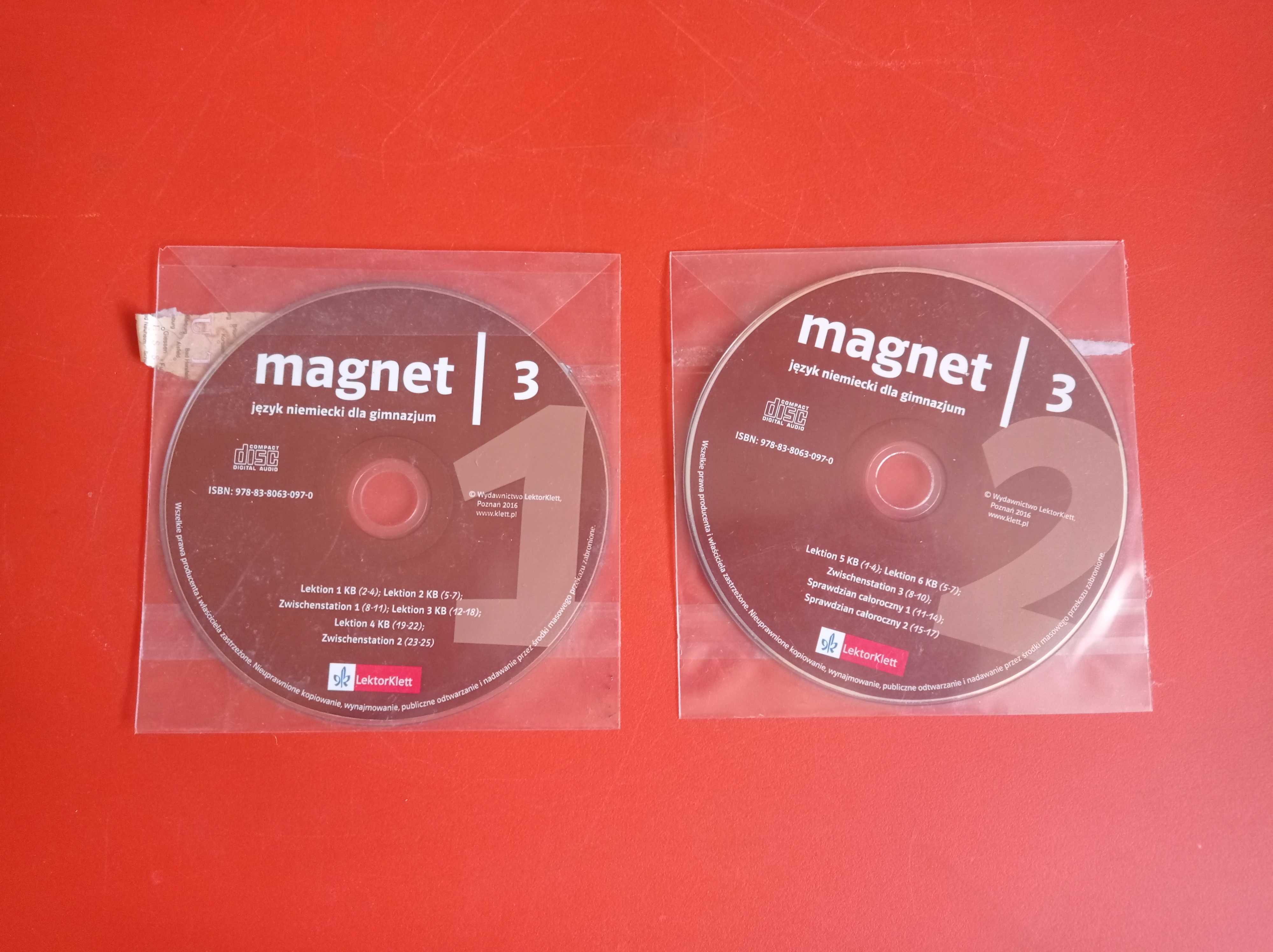 Magnet 3 Język niemiecki, płyta CD, płyta nr 1 i 2