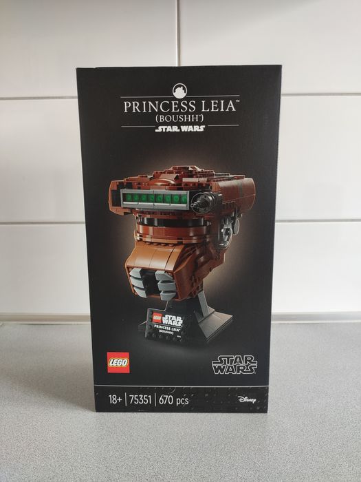 Zestaw LEGO 75351 Star Wars - Hełm księżniczki Lei (Boushh)