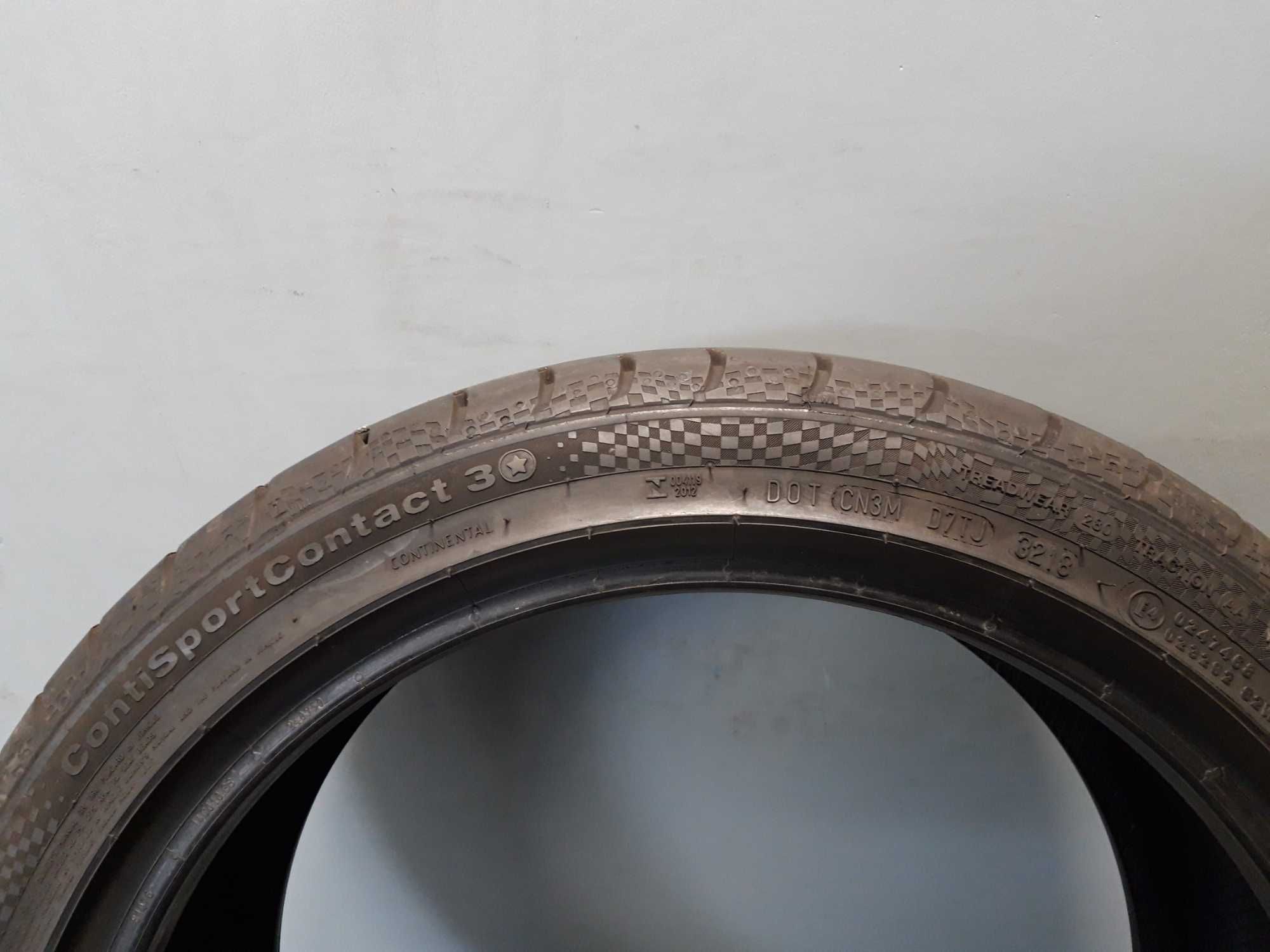 4x205/45R17 Continental ContiSportContact 3, 84V, 2018 rok, Jak Nowe