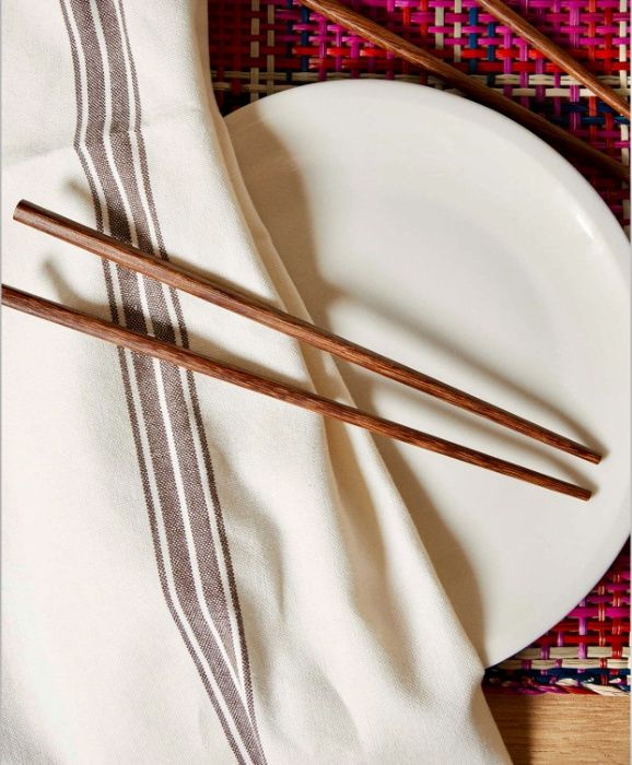 Paus Chineses em Madeira Zara Home NOVO